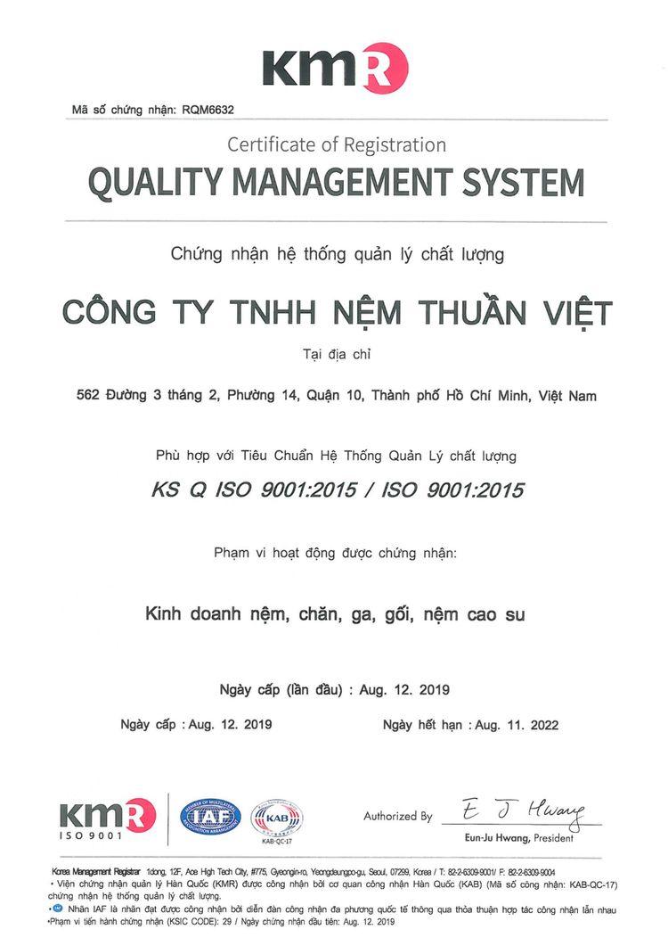 Chứng nhân Nệm Thuần Việt