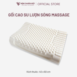 Gối Nằm Cao Su Massage Thuần Việt